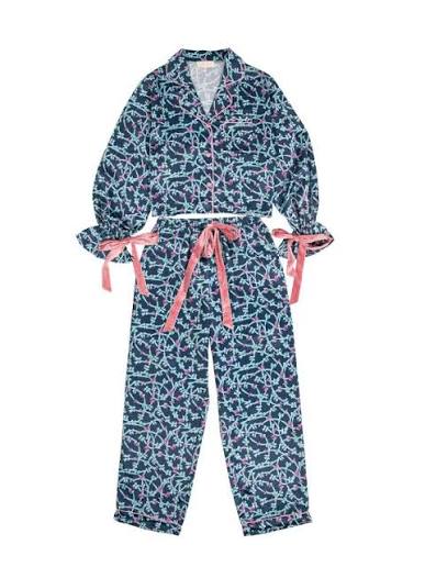 Simply Southern - Blue Bow PJ Set