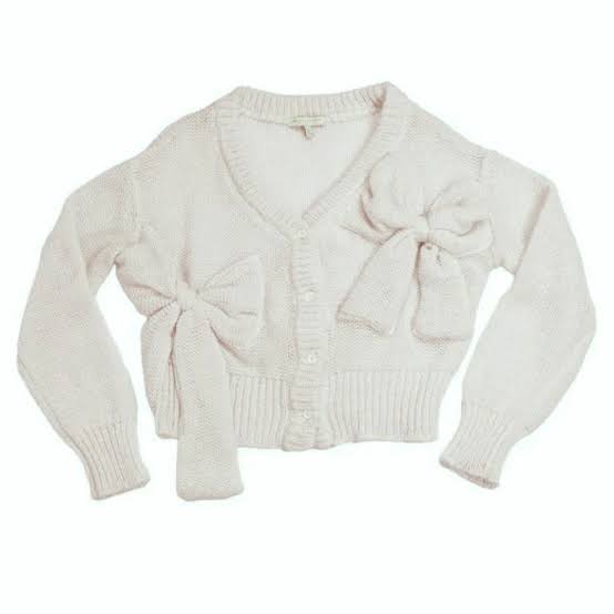 Simply Southern - Cream Bow Sweater