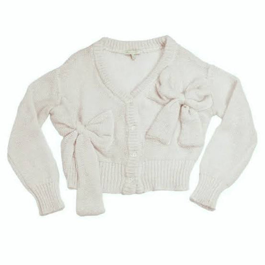 Simply Southern - Cream Bow Sweater