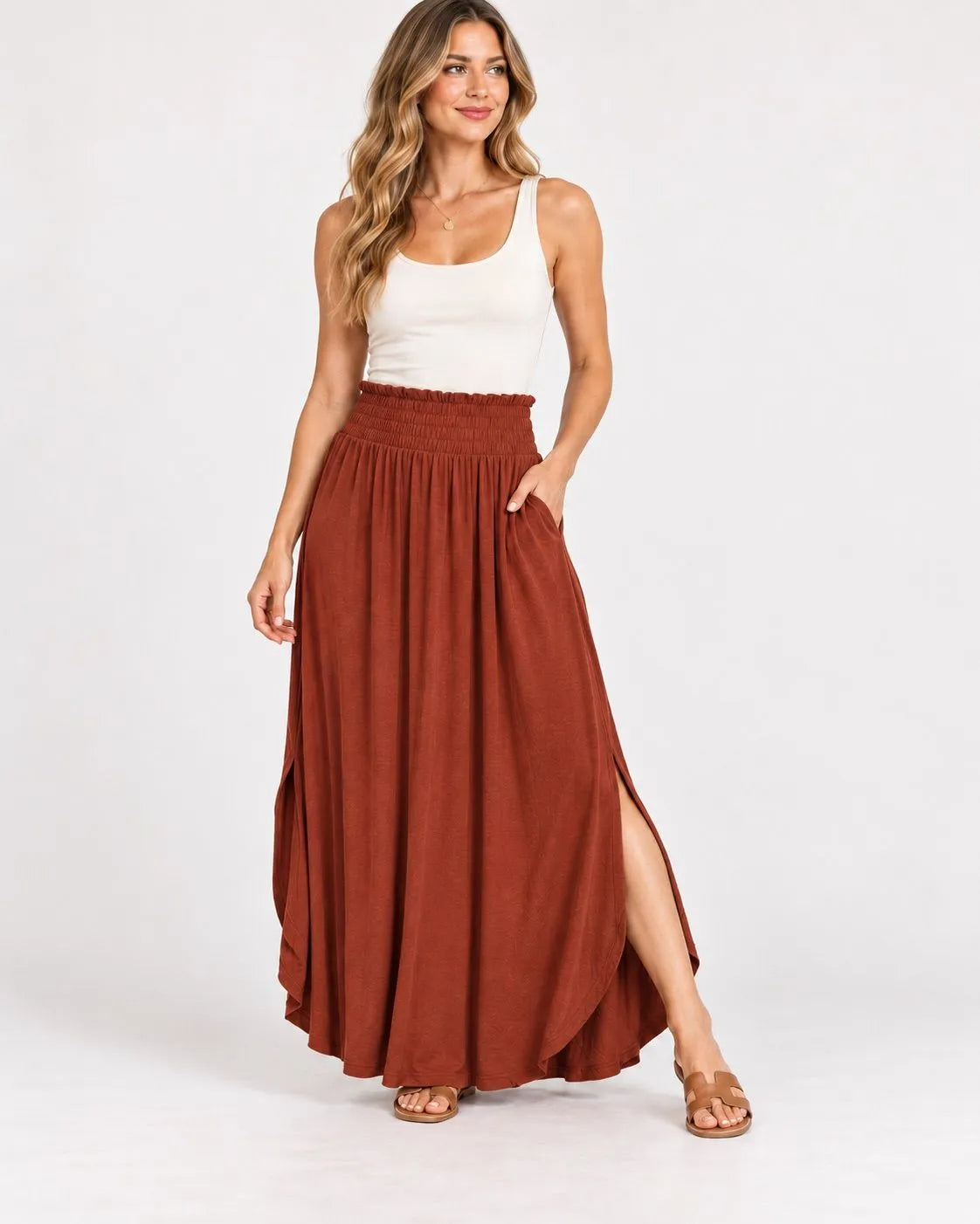 Zenana Maxi Skirt