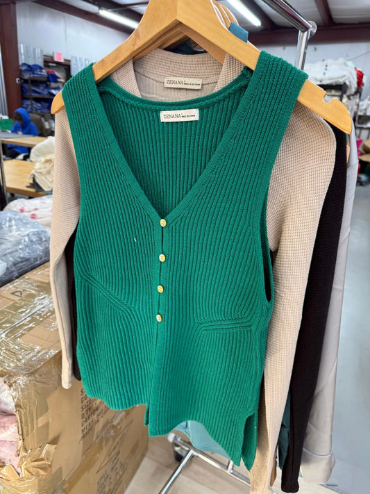 Zenana Sweater Vest