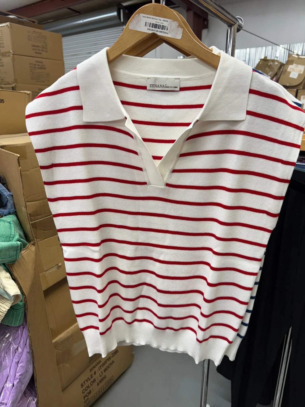 Zenana Striped Sweater