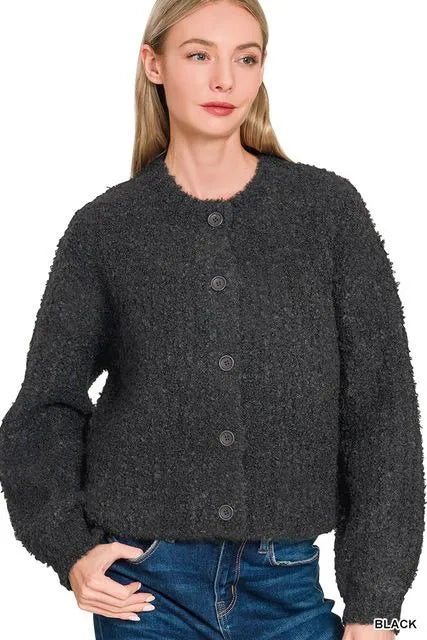 Zenana Button Down Cardigan