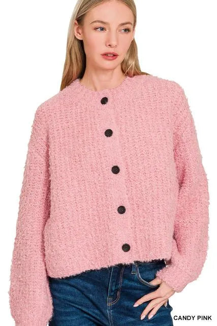 Zenana Button Down Cardigan