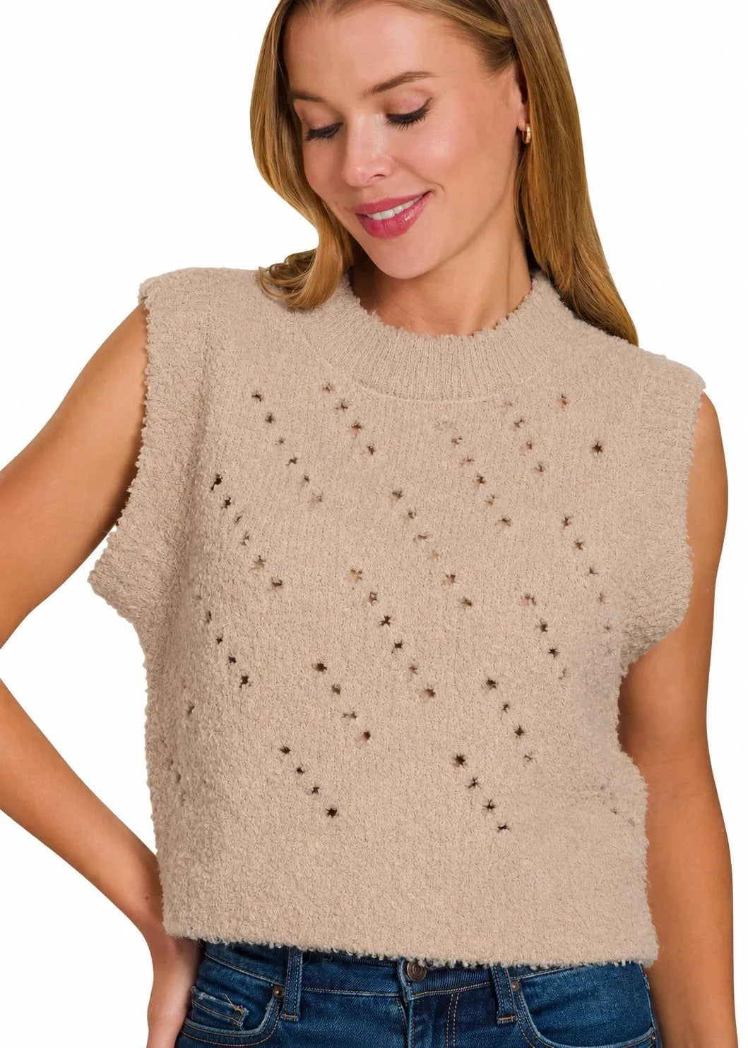 Zenana Sweater Vest