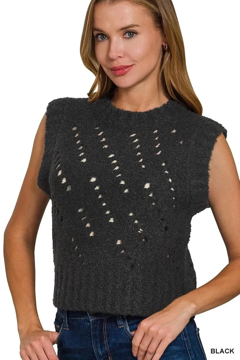 Zenana Sweater Vest
