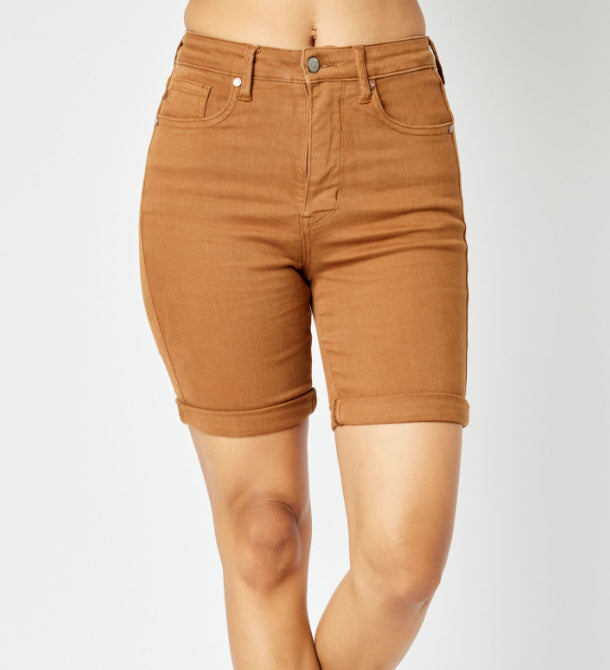JUDY BLUE TUMMY CONTROL BERMUDA SHORTS