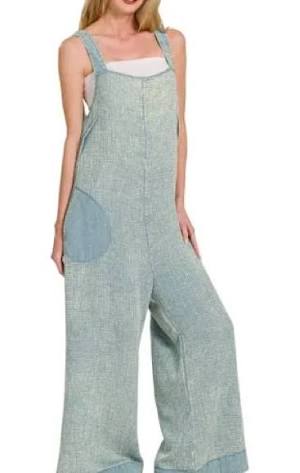 Zenana Cotton Gauze Jumpsuit
