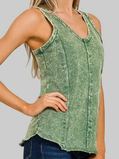 Zenana Washed Tank