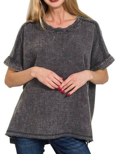 Zenana Cotton Gauze Top