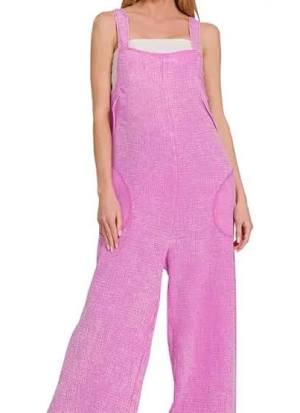 Zenana Cotton Gauze Jumpsuit