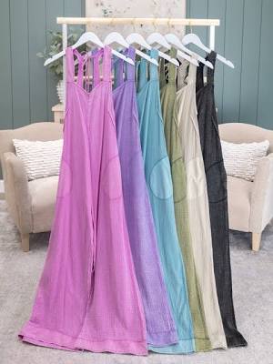 Zenana Cotton Gauze Jumpsuit