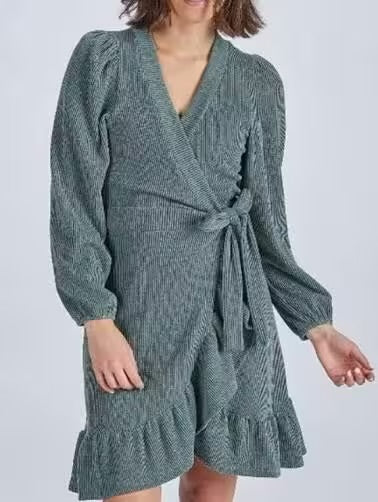 Simply Southern - Ribbed Robe Wrap Dress