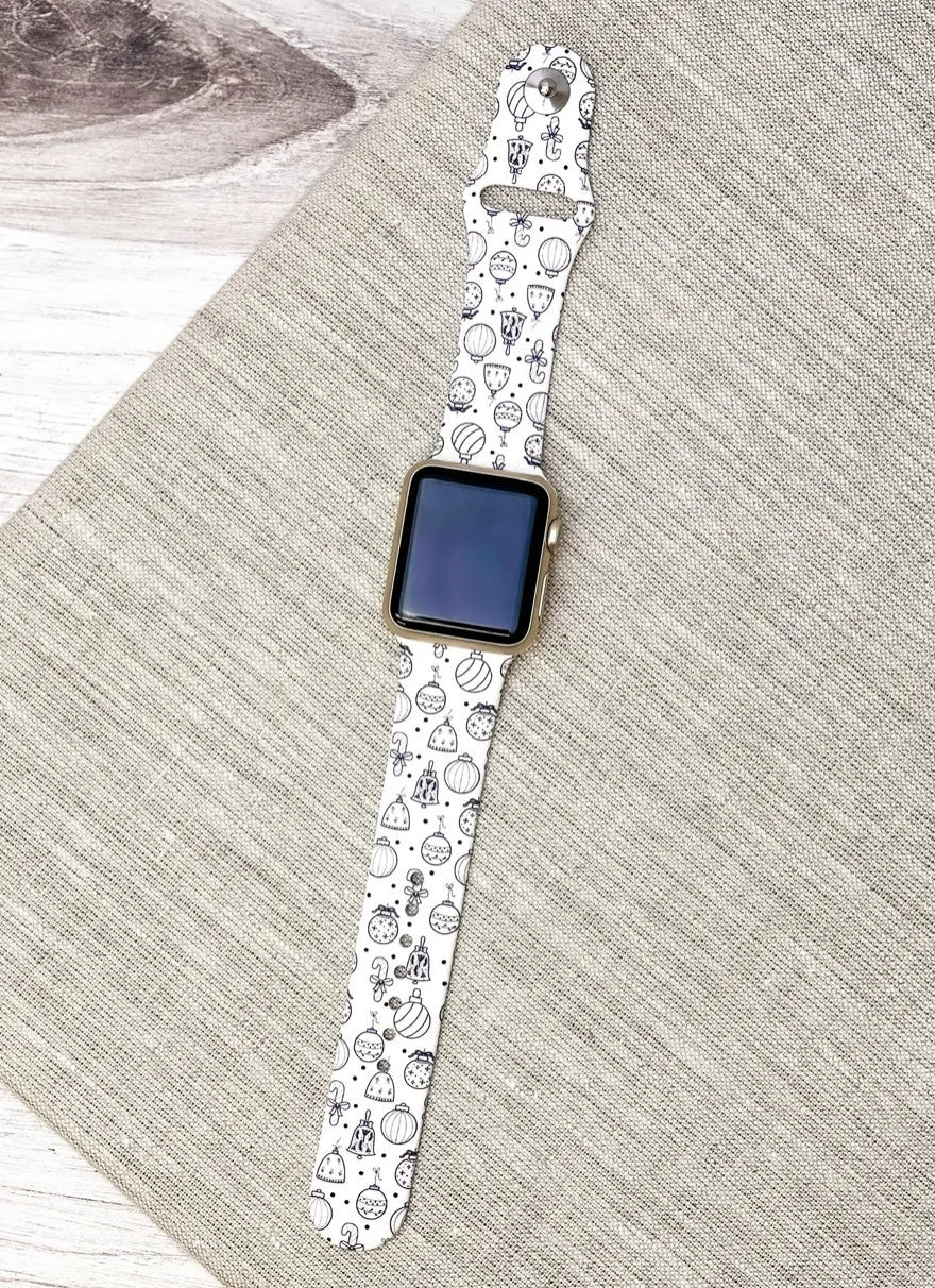 Christmas Ornaments Watchband M/L