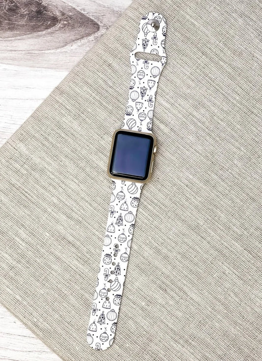 Christmas Ornaments Watchband M/L